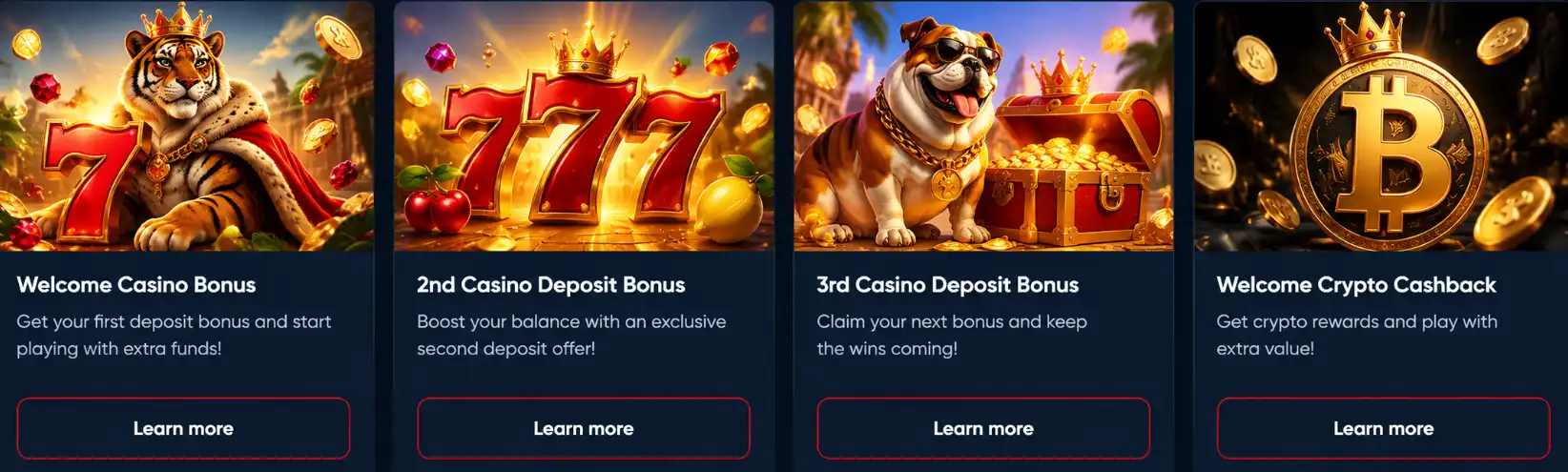 luxwinners casino welcome pack